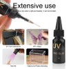 GlamorDove UV Light Glue Invisible Hair Extension Glue for UV-Light