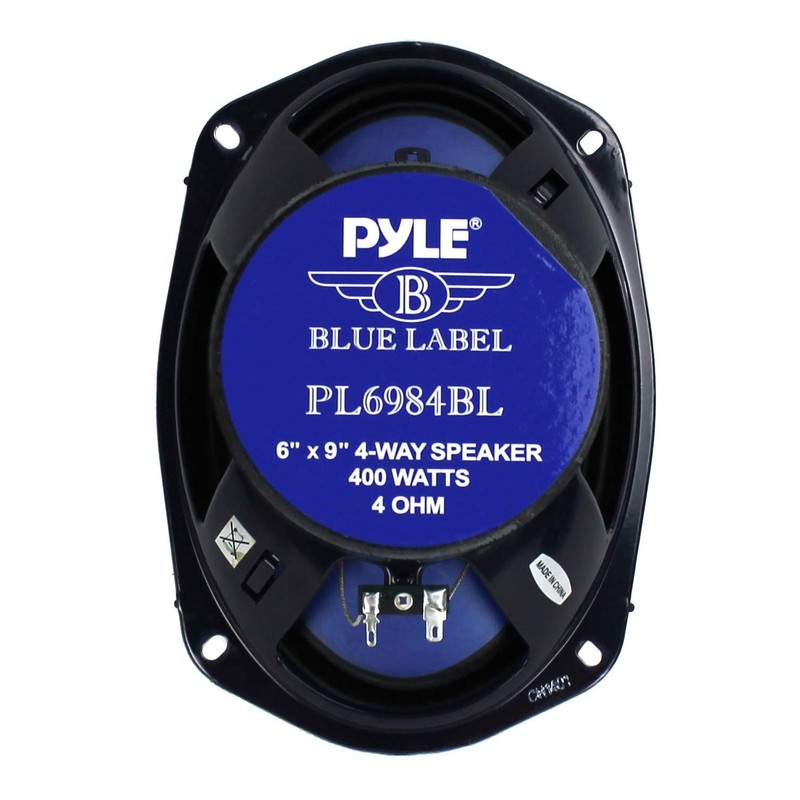 Pyle PL6984BL 6x9" 800 Watts 4-Way Car Coaxial Speakers Audio