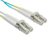 CableWholesale Aqua Blue 10 Gbit Fiber Optic Cable, 25 Meter
