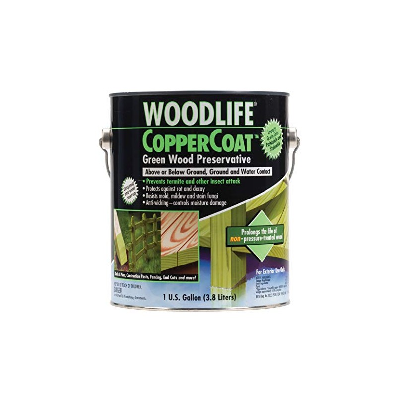 Rust-Oleum 01901 Coppercoat Wood Preservative, 0.88-Gallon, Green
