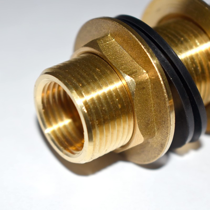 sumerain Clawfoot tub faucet Brass Extension Nut for tub wall