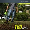 Greenworks 7 Amp 160 MPH/150 CFM Single Speed Electric Blower,