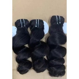 Hot Sell Raw Curly 100% Human Hair Burmese Curly Hair Bundles Unprocessed Raw Hair Bundles Raw Indian Human Hair Bundlesstyle: Loose Wave, color: natural color, Stretched Length: 16 Inches