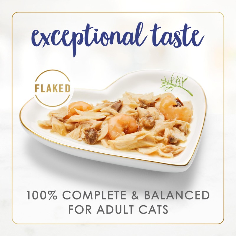 Purina Fancy Feast Wet Cat Food Flaked Fish and Shrimp
