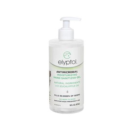Elyptol Organic Antimicrobial Hand Sanitizer Gel (16OZ) Eucalyptus Scented Hand Sanitizer, Vegan All Natural Cruelty Free