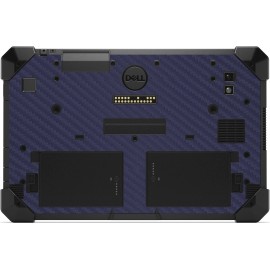LidStyles Carb. Fib Laptop Vinyl Skin Protector Dell Latitude Rugged Tablet 7212 - Blue Carbon Fiber