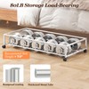Yecaye Under Bed Storage with Wheels 2Pack, 70L Larger Capacity