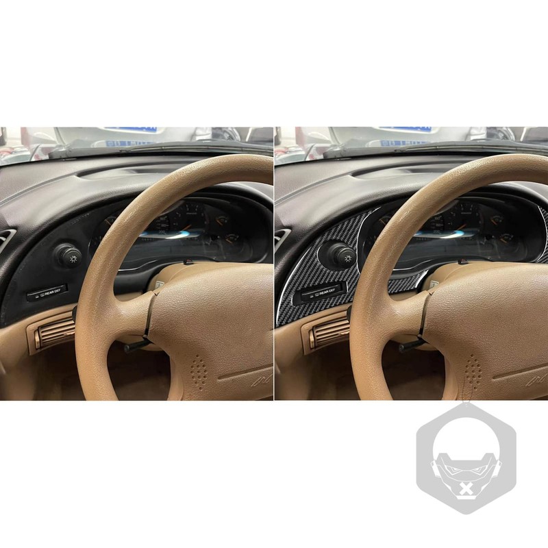 HJGHR for Ford Mustang 1994-2000 Accessories Speedometer Dash Cover