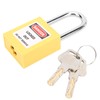 38mm Lockout Lock,Insulation Safety Engineering Loto Padlock for Machinery Manufacturing