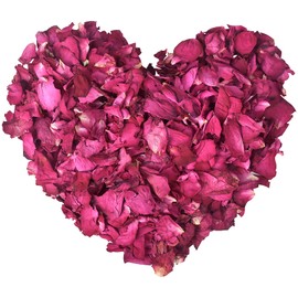 100 g Rose Petals Real Natural Dried Rose Petals for Foot Bath Body Bath Spa Flower Rose Petal Confetti for Weddings DIY Crafts