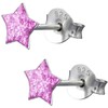 JAYARE Girls' Earrings Stars 925 Sterling Silver Children's Stud Earrings,