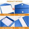 HUA JIE A4 Storage File Boxes Plastic Archives Cases with