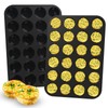 Inn Diary Silicone Muffin Pan for Baking 24 Cups Non-Stick