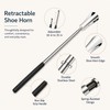 Retractable Stainless Steel Shoe Horn for Easy Shoe Wearing –