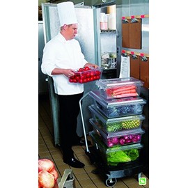 Rubbermaid Commercial Products Food Storage Box Lid for 2, 3.5, and 5 Gallon Sizes, White (FG351000WHT)