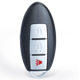 Keymall Car Key Fob Keyless Entry Remote Control Replacement for Nissan Murano 370z 2009 2010 2011 2012 2013 with Uncut Key FCC ID:KR55WK49622 ID 46 Chip