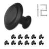 ZONBANG 12PCS Cabinet Dresser Drawer Knobs, Black Kitchen Cabinet Knobs,
