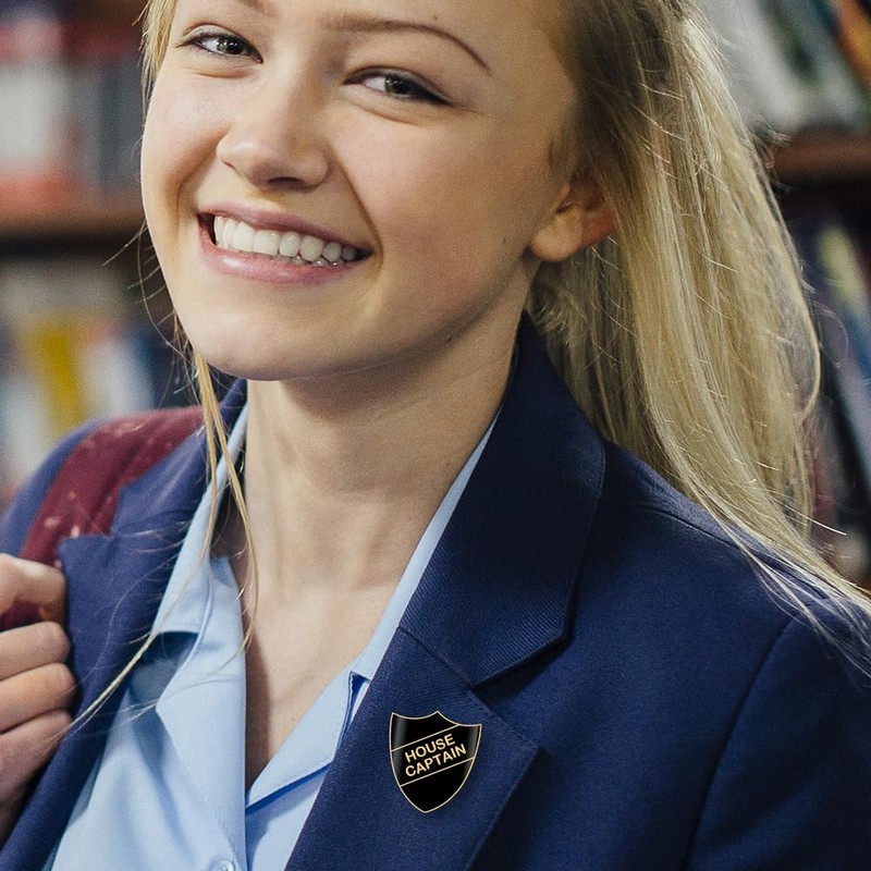 House Captain Enamel Badge (BLACK)