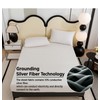 JiaPoem Grounding Bed Sheets- 90% Organic Cotton &10% Conductive Silver