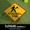 Pickleball Zone 12" x 12" Tin Road Sign