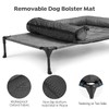 Veehoo Cooling Elevated Dog Bed + Waterproof Removable Pillow-Top Mat,