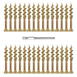 FL-WITHYOU Coarse Thread Sheetrock Screws,Reinforced Door Screw Kit for Strike Plates, Deadbolt Plates, and Hinges (30)