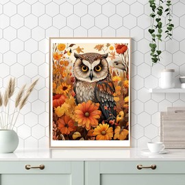 EIBEILI Diamond Painting Kits for Adults Colorful Owls DIY 5D Diamond Art Kits for Kids Beginners Full Drill Diamond Dots Crystal Craft Kits for Home Wall Art Bedroom Decor Gifts 11.8x15.7 inch