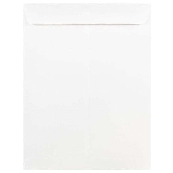 JAM PAPER 9 x 12 Open End Catalog Commercial Envelopes - White - 25/Pack