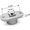748-0376E Lawn Mower Blade Adapter Kit Replaces MTD 748-0376 748-0376A