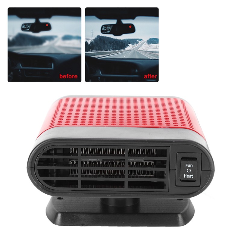24V Auto Car Heater Portable Cooling Heating Fan Winter Windshield