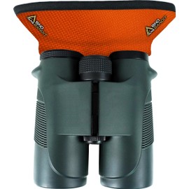 Slicker Bino Bandit - Blocks Glare, Improves Visual Acuity and Reduces Eye Fatigue. FITS All Binoculars, Blaze Orange