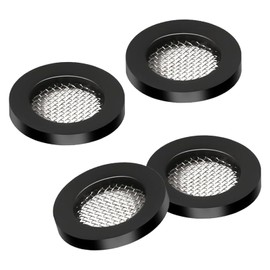 4 Pack Shower Head Filter Gasket, 3/4" Rubber Washer for 1/2" Fixed Shower Head/Handheld Shower Hose Connector, Creates A Seal to Prevent Leakage