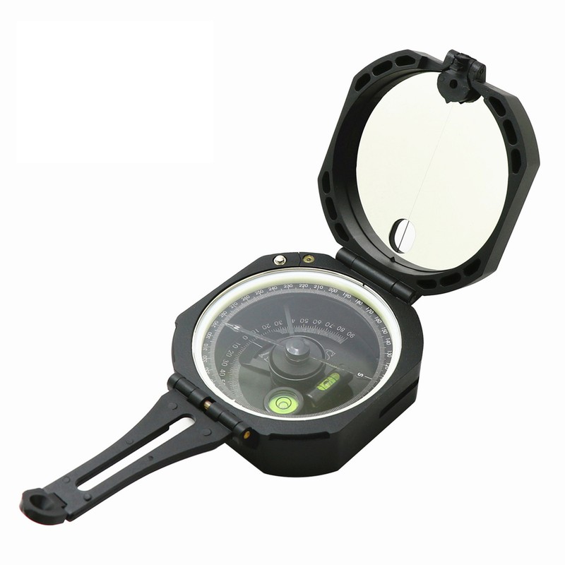 Multifunctional Compass High-Accuracy Geological Compass Survival Orienteering Compass Waterproof Gradiometer