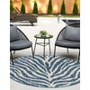 Unique Loom Outdoor Safari Collection Area Rug - Tsavo (4'