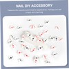 DECHOUS Polymer Clay Simulation Playing Card Nail Accessories Unique Nail