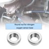 VGOL 2Pcs M18x1.5 Threads Stainless Steel Stepped Nut Bung O2