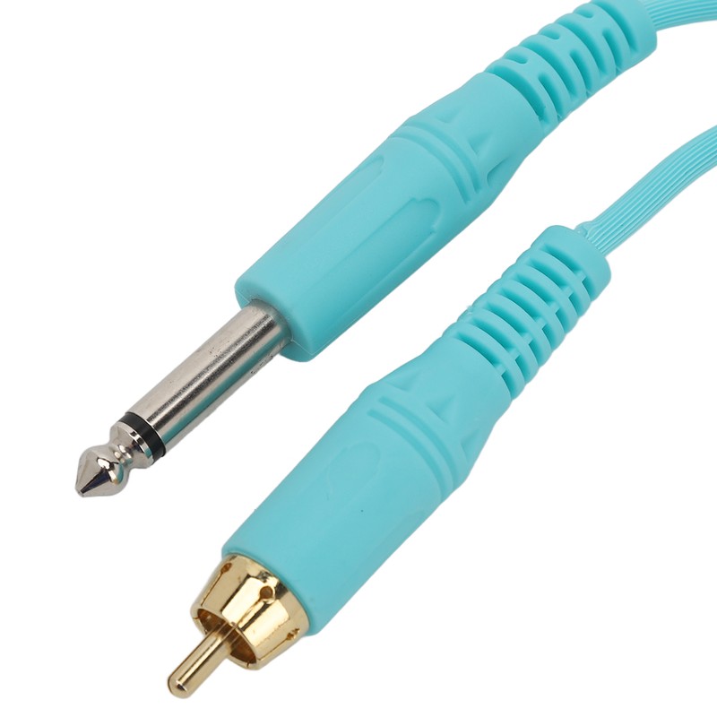 2m Length Tattoo Clip Cord RCA Interface Strong Conductivity Silicone