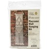 Solid Oak Small Format Macrame Kit-Three Leaves