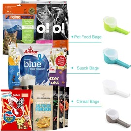 4 piezas de clips para bolsas con pico de vertido, clips de sellado para almacenamiento de alimentos con picos de vertido, clips para bolsas de alimentos, clips de cocina, clips para bolsas de virutas