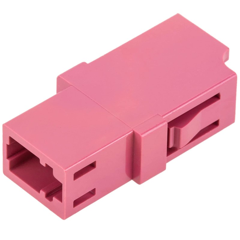 CableMarkt - LC-zu-LC-Rosa-Multimode-OM4-Simplex-Glasfaseradapter