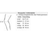 bort 054400 X-Large Skin Two-Pull Knee Support Bandage for Light