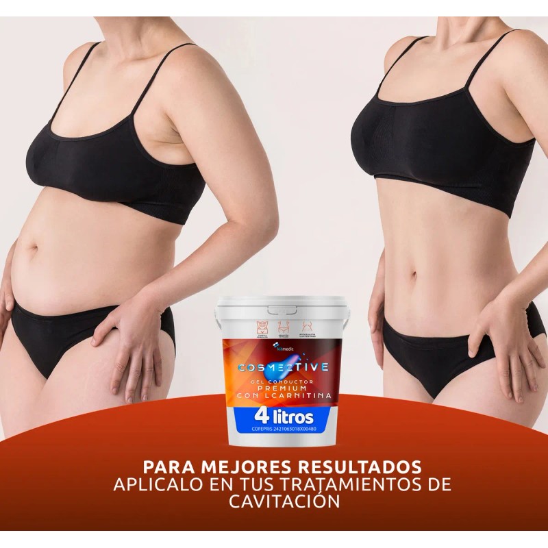 Gel Conductor Premium L-carnitina Corporal Reductivo 4litros