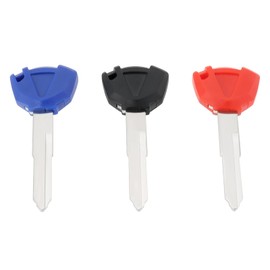 SG Store 3PCS Motorcycle Key Blank Uncut Compatible with Kawasaki Z400 Z900 Z750 Z1000 2017-2020 Compatible with Ninja ZX-6R ZX-7R ZX-9R ZX-10R ZX-10R ZX-12R ZX-14R Replacement Key