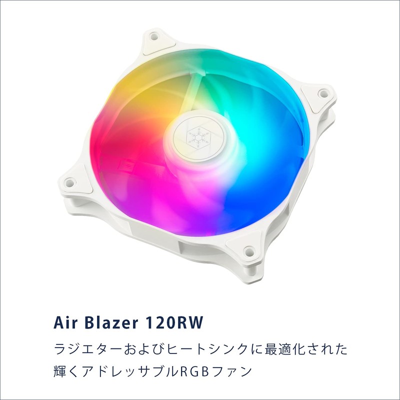 Silver Stone Air Blazer Series SST-AB120RW-ARGB 3-in-1 Addresser Pull RGB