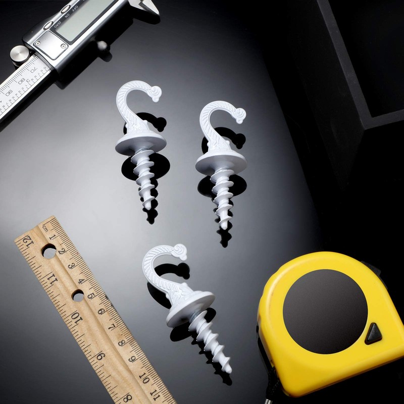 Ripeng 2 Pieces 40mm/1.57 Inch Swag Ceiling Hooks Wall Hook