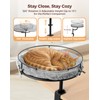 Cat Desk Bed, 360°Rotation & Height Adjustable Cat Bed for