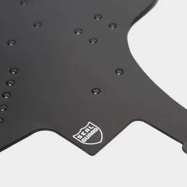 RRP Rapid Racer Products Unisex's Enduro Mudguard, Black/Neon Green, Large