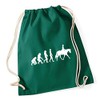Hippowarehouse Horse Rider Evolution Drawstring Cotton School Gym Kid Bag