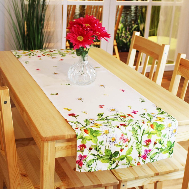 KAMACA Meadow Flowers and Butterflies Series High-Quality Print Motif with