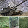 WINWAY Camo Netting Camouflage Net Bulk Roll Sunshade Mesh Net